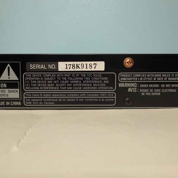 JVC DVD CD Player XV-N310B Super VCD Dolby Digital No Remote - Picture 12 of 14